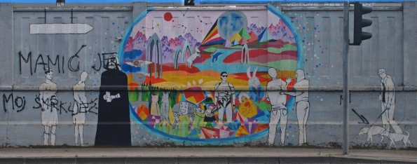 Zagreb Street Art Museum, Graffiti Wall, Branimirova Street, Zagreb