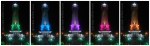 Colours of Lascar Memorial, the colour changing lights at the Lascar Memorial, Kolkata