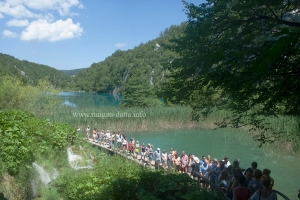 Human Traffic Jam, Plitvice Lakes National Park