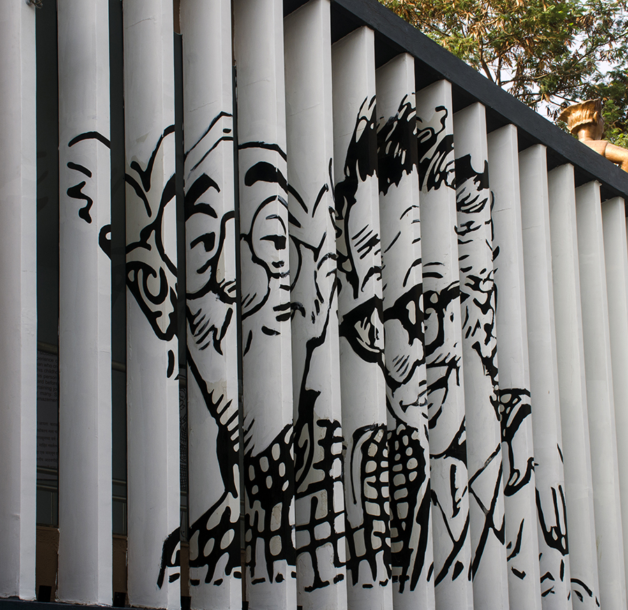 Creator and his creation, R K Laxman Museum, Pune